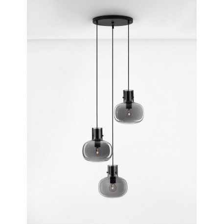 Luces Exclusivas PADRE Wisząca Nowoczesna czarny 3xΕ27 max 12W LE42631