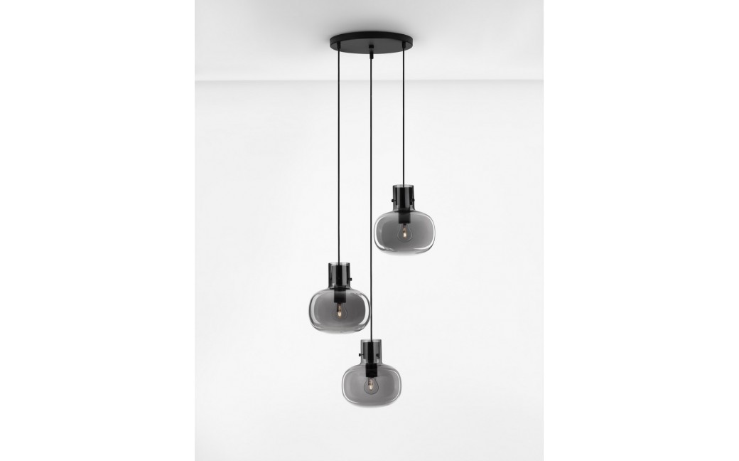 Luces Exclusivas PADRE Wisząca Nowoczesna czarny 3xΕ27 max 12W LE42631