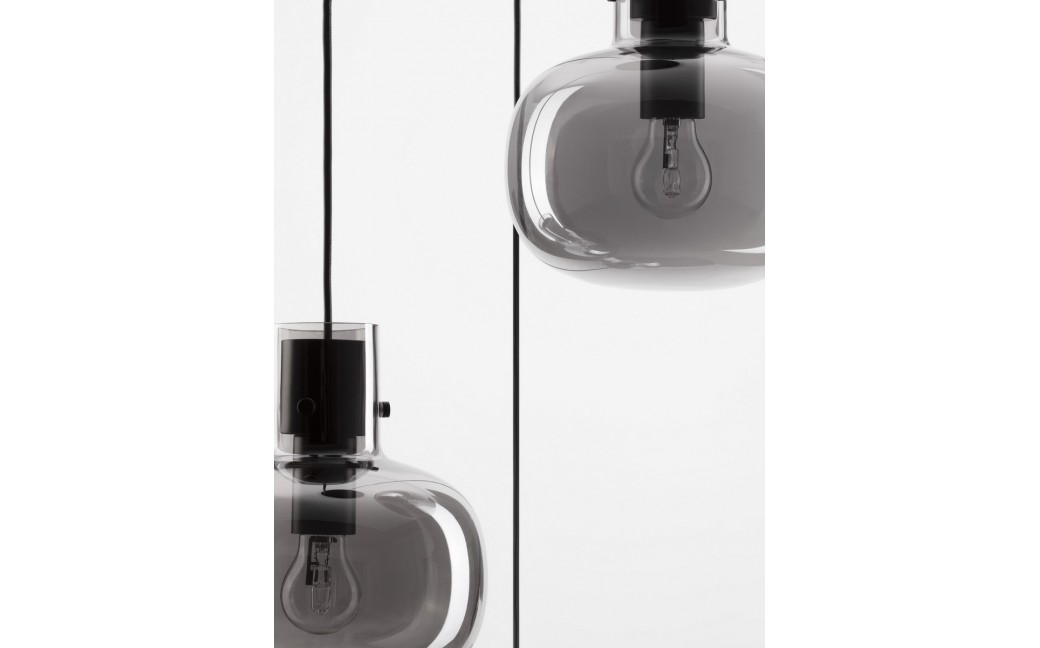 Luces Exclusivas PADRE Wisząca Nowoczesna czarny 3xΕ27 max 12W LE42631