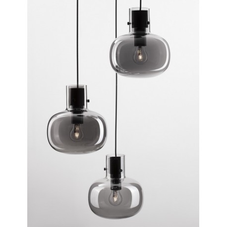 Luces Exclusivas PADRE Wisząca Nowoczesna czarny 3xΕ27 max 12W LE42631