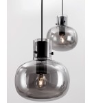 Pendant lamps - Luces Exclusivas PADRE Pendant Modern black 4xΕ27 max 12W LE42632 - product 5