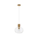 Pendant lamps - Luces Exclusivas PADRE Pendant Modern gold and gold shades 1xΕ27 max 12W LE42633 - product 1