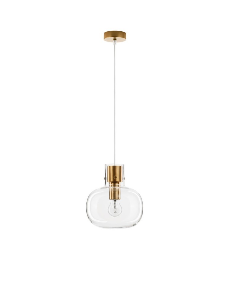 Pendant lamps - Luces Exclusivas PADRE Pendant Modern gold and gold shades 1xΕ27 max 12W LE42633 - product kolory-swiatla.pl 1