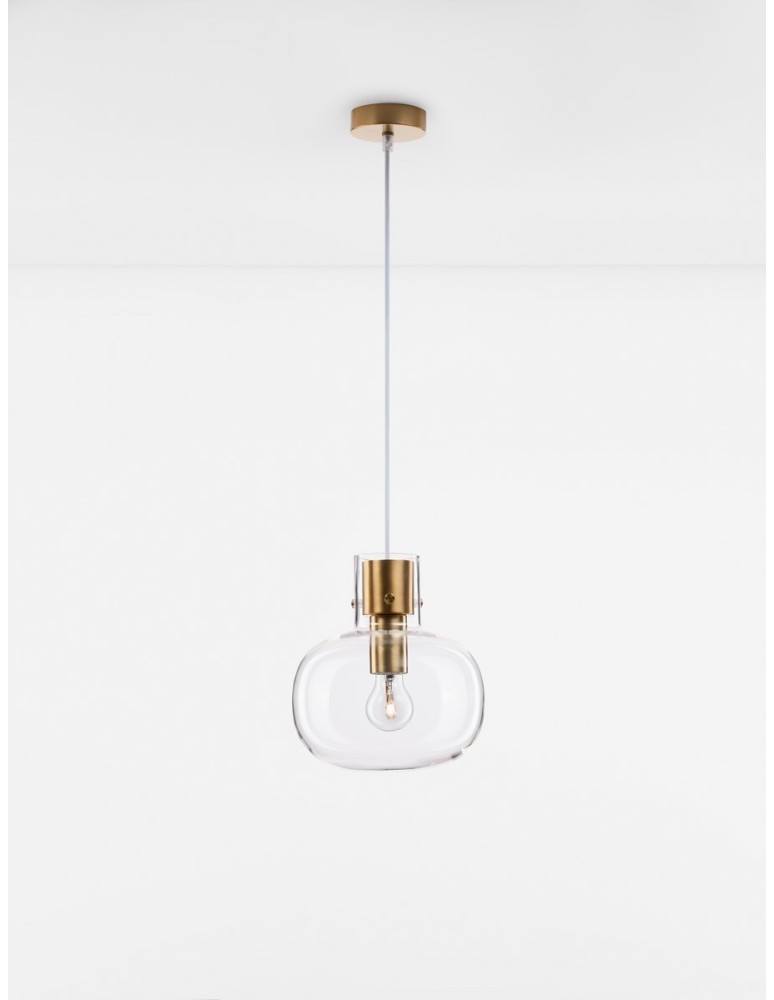 Pendant lamps - Luces Exclusivas PADRE Pendant Modern gold and gold shades 1xΕ27 max 12W LE42633 - product kolory-swiatla.pl 2