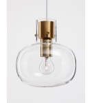 Pendant lamps - Luces Exclusivas PADRE Pendant Modern gold and gold shades 1xΕ27 max 12W LE42633 - product 4