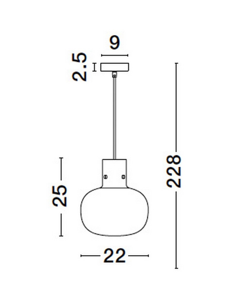 Pendant lamps - Luces Exclusivas PADRE Pendant Modern gold and gold shades 1xΕ27 max 12W LE42633 - product kolory-swiatla.pl 6