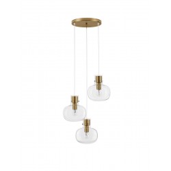 Luces Exclusivas PADRE Wisząca Nowoczesna złoty i odcienie złota 3xΕ27 max 12W LE42634