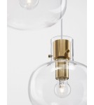 Pendant lamps - Luces Exclusivas PADRE Pendant Modern gold and gold shades 3xΕ27 max 12W LE42634 - product 4
