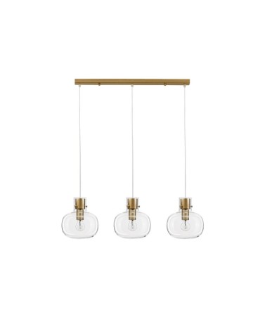 Luces Exclusivas PADRE Pendant Modern gold and gold shades 3xΕ27 max 12W LE42635