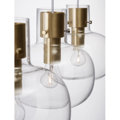 Luces Exclusivas PADRE Wisząca Nowoczesna złoty i odcienie złota 3xΕ27 max 12W LE42635