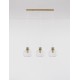 Luces Exclusivas PADRE Wisząca Nowoczesna złoty i odcienie złota 3xΕ27 max 12W LE42635