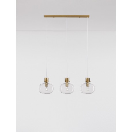 Luces Exclusivas PADRE Wisząca Nowoczesna złoty i odcienie złota 3xΕ27 max 12W LE42635