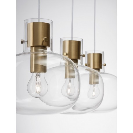 Luces Exclusivas PADRE Wisząca Nowoczesna złoty i odcienie złota 3xΕ27 max 12W LE42635