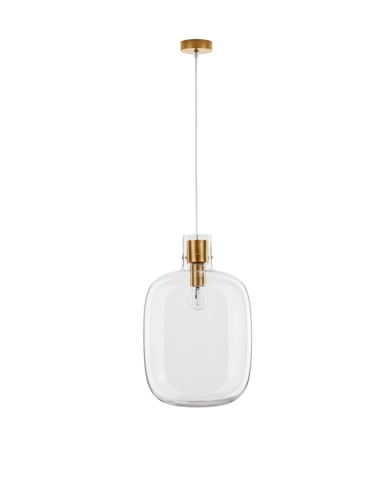 Pendant lamps - Luces Exclusivas PADRE Pendant Modern gold and gold shades 1xΕ27 max 12W LE42636 - product kolory-swiatla.pl 1