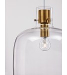 Pendant lamps - Luces Exclusivas PADRE Pendant Modern gold and gold shades 1xΕ27 max 12W LE42636 - product 3