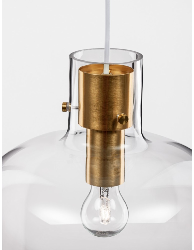 Pendant lamps - Luces Exclusivas PADRE Pendant Modern gold and gold shades 1xΕ27 max 12W LE42636 - product kolory-swiatla.pl 4