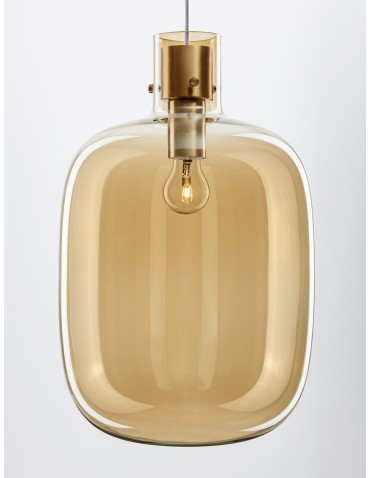 Luces Exclusivas PADRE Pendant Modern gold and gold shades 1xΕ27 max 12W LE42637 - product 2