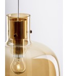 Pendant lamps - Luces Exclusivas PADRE Pendant Modern gold and gold shades 1xΕ27 max 12W LE42637 - product 5