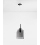 Pendant lamps - Luces Exclusivas BONAO Pendant Modern Black 1xΕ27 max 12W LE42639 - product 2