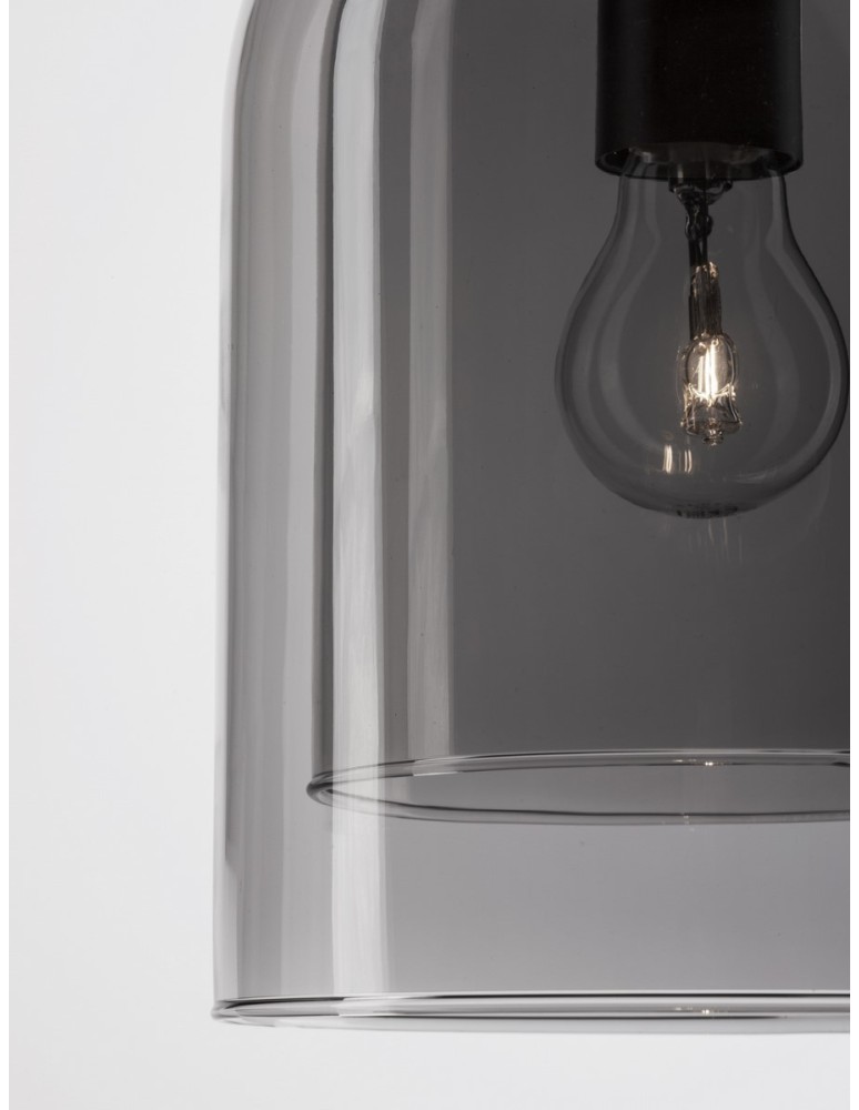 Pendant lamps - Luces Exclusivas BONAO Pendant Modern Black 1xΕ27 max 12W LE42639 - product kolory-swiatla.pl 3