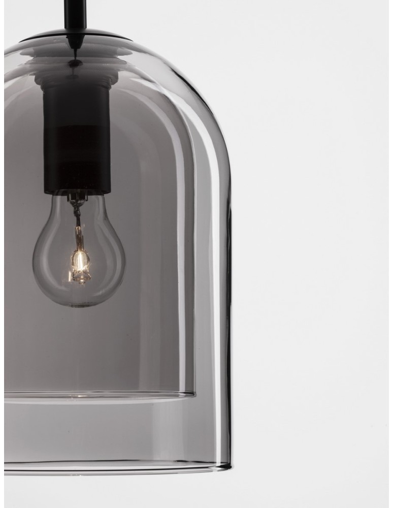 Pendant lamps - Luces Exclusivas BONAO Pendant Modern Black 1xΕ27 max 12W LE42639 - product kolory-swiatla.pl 5