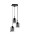 Luces Exclusivas BONAO Pendant Modern Black 3xΕ27 max 12W LE42640