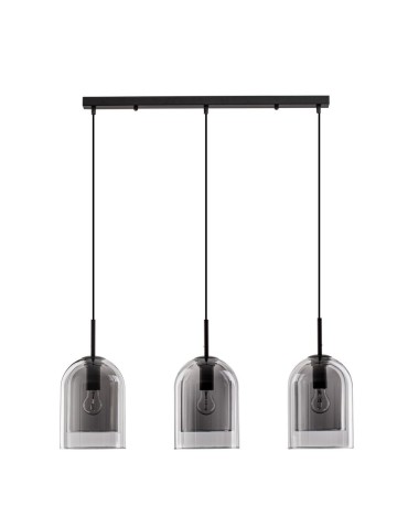 Luces Exclusivas BONAO Pendant Modern Black 3xΕ27 max 12W LE42641
