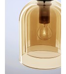 Lampy wiszące - Luces Exclusivas BONAO Wisząca Nowoczesna czarny 1xΕ27 max 12W LE42642 - produkt 2