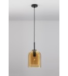 Lampy wiszące - Luces Exclusivas BONAO Wisząca Nowoczesna czarny 1xΕ27 max 12W LE42642 - produkt 3