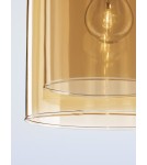 Lampy wiszące - Luces Exclusivas BONAO Wisząca Nowoczesna czarny 1xΕ27 max 12W LE42642 - produkt 5