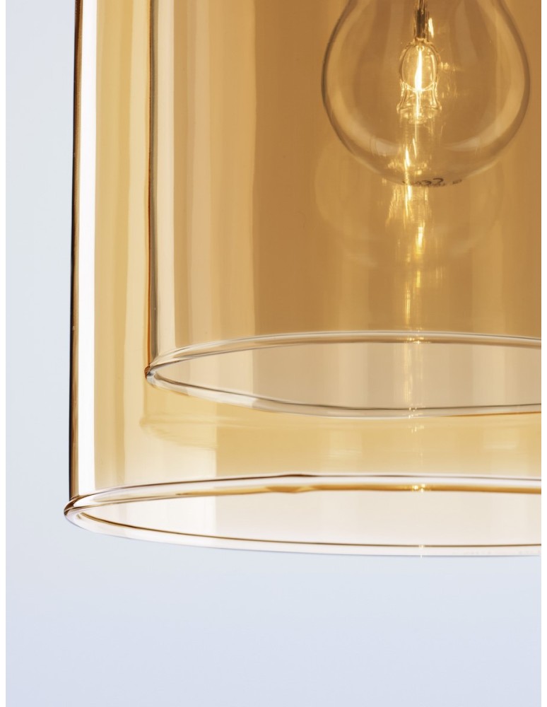 Lampy wiszące - Luces Exclusivas BONAO Wisząca Nowoczesna czarny 1xΕ27 max 12W LE42642 - produkt kolory-swiatla.pl 5