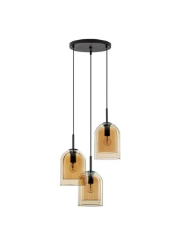 Luces Exclusivas BONAO Wisząca Nowoczesna czarny 3xΕ27 max 12W LE42643