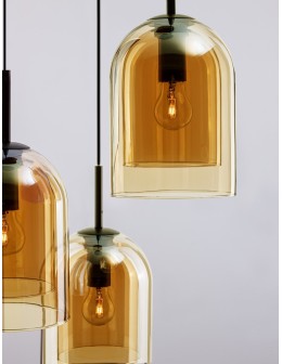 Luces Exclusivas BONAO Wisząca Nowoczesna czarny 3xΕ27 max 12W LE42643 - produkt 2