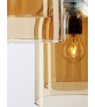 Pendant lamps - Luces Exclusivas BONAO Pendant Modern Black 3xΕ27 max 12W LE42643 - product 4