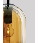 Pendant lamps - Luces Exclusivas BONAO Pendant Modern Black 3xΕ27 max 12W LE42644 - product 3