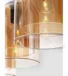 Pendant lamps - Luces Exclusivas BONAO Pendant Modern Black 3xΕ27 max 12W LE42644 - product 5
