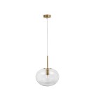 Pendant lamps - Luces Exclusivas HAINA Pendant Modern gold and gold shades 1xΕ27 max 12W LE42645 - product 1
