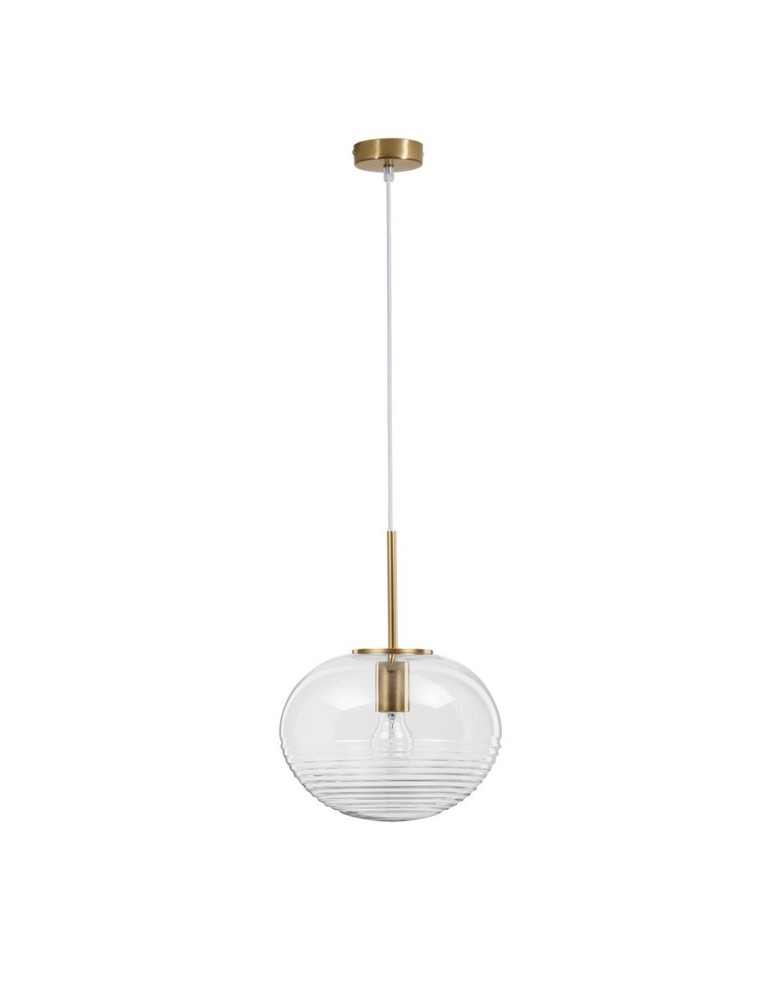 Pendant lamps - Luces Exclusivas HAINA Pendant Modern gold and gold shades 1xΕ27 max 12W LE42645 - product kolory-swiatla.pl 1
