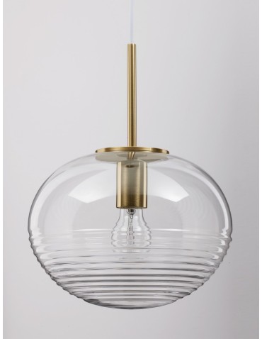 Luces Exclusivas HAINA Wisząca Nowoczesna złoty i odcienie złota 1xΕ27 max 12W LE42645 - produkt 2