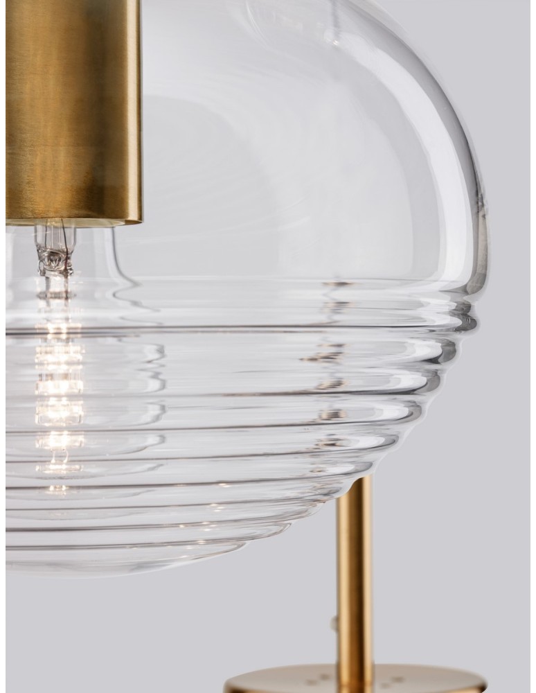 Pendant lamps - Luces Exclusivas HAINA Pendant Modern gold and gold shades 3xΕ27 max 12W LE42646 - product kolory-swiatla.pl 4