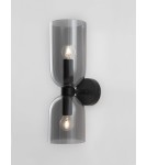 Wall lamps - Luces Exclusivas REPOS Wall-mounted Modern Black 2xE14 max 5W LE42647 - product 2