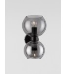 Wall lamps - Luces Exclusivas REPOS Wall-mounted Modern Black 2xE14 max 5W LE42648 - product 3