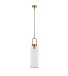 Pendant lamps - Luces Exclusivas BANES Pendant Modern gold and gold shades 1xΕ27 max 12W LE42652 - product 1