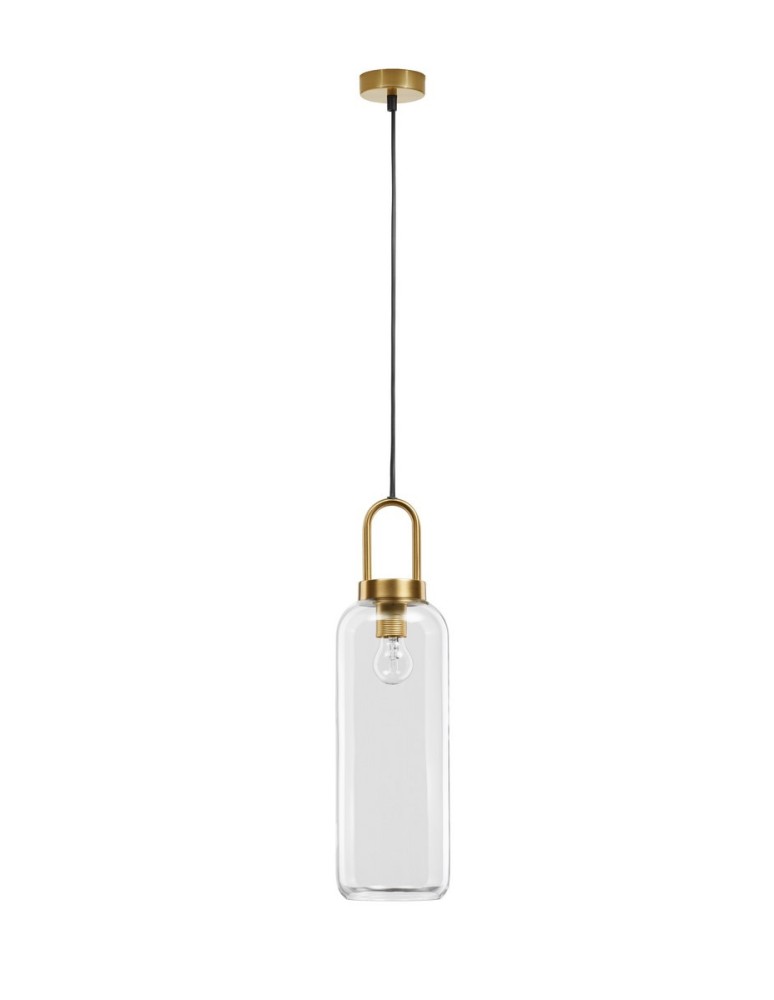 Pendant lamps - Luces Exclusivas BANES Pendant Modern gold and gold shades 1xΕ27 max 12W LE42652 - product kolory-swiatla.pl 1