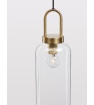 Pendant lamps - Luces Exclusivas BANES Pendant Modern gold and gold shades 1xΕ27 max 12W LE42652 - product 2
