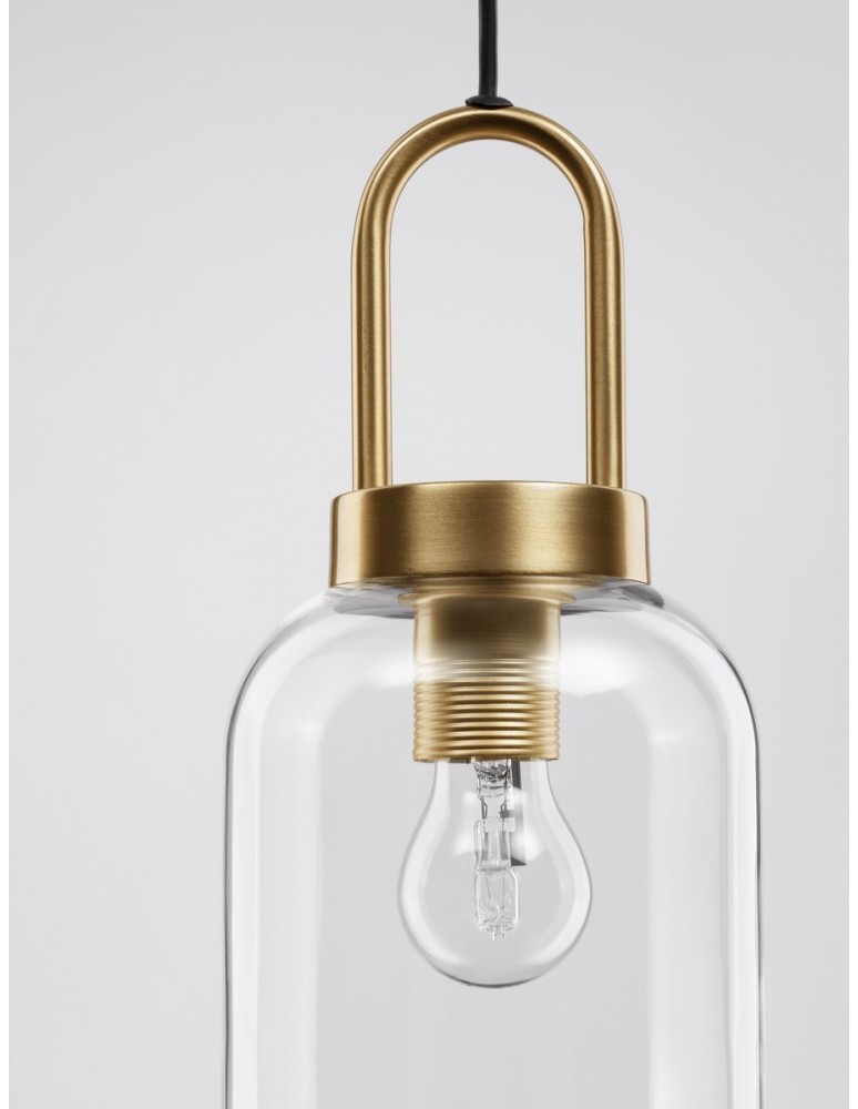 Pendant lamps - Luces Exclusivas BANES Pendant Modern gold and gold shades 1xΕ27 max 12W LE42652 - product kolory-swiatla.pl 4