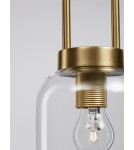 Pendant lamps - Luces Exclusivas BANES Pendant Modern gold and gold shades 1xΕ27 max 12W LE42652 - product 5