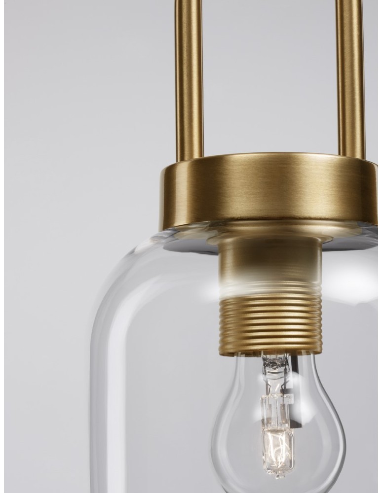 Pendant lamps - Luces Exclusivas BANES Pendant Modern gold and gold shades 1xΕ27 max 12W LE42652 - product kolory-swiatla.pl 5