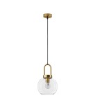 Pendant lamps - Luces Exclusivas BANES Pendant Modern gold and gold shades 1xΕ27 max 12W LE42653 - product 1
