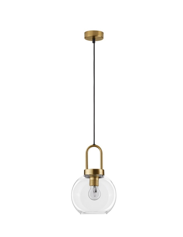 Pendant lamps - Luces Exclusivas BANES Pendant Modern gold and gold shades 1xΕ27 max 12W LE42653 - product kolory-swiatla.pl 1